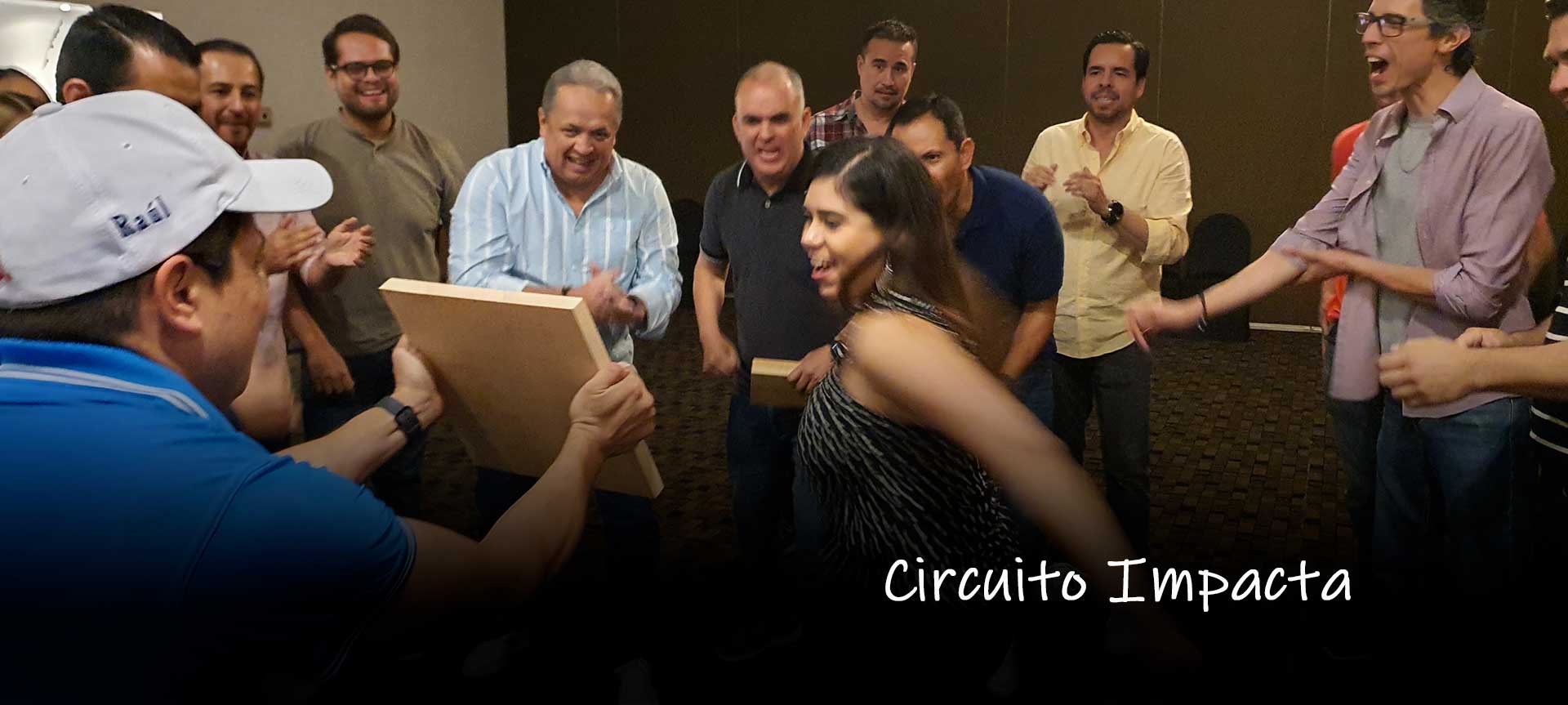 Banner de Circuito Impacta para Team Building, una experiencia única para fortalecer la colaboración y liderazgo en equipos de trabajo.